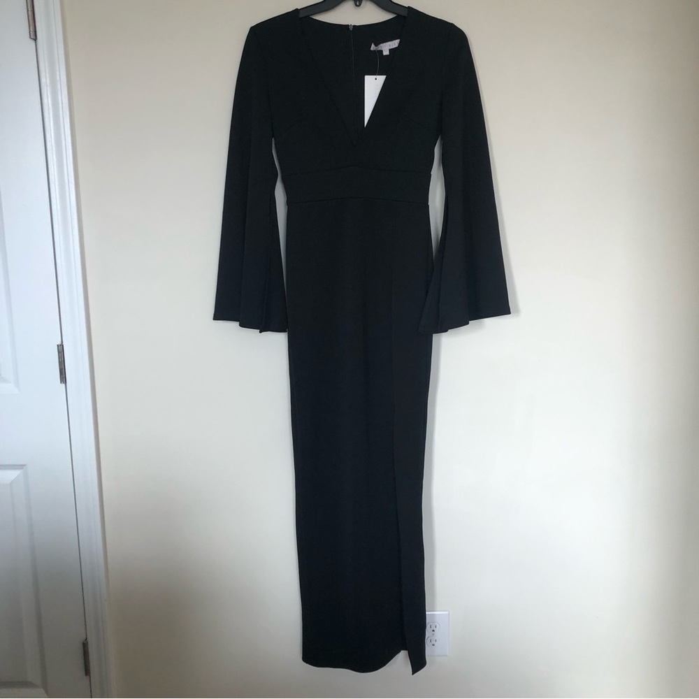 True Violet Black NWT Long Dress